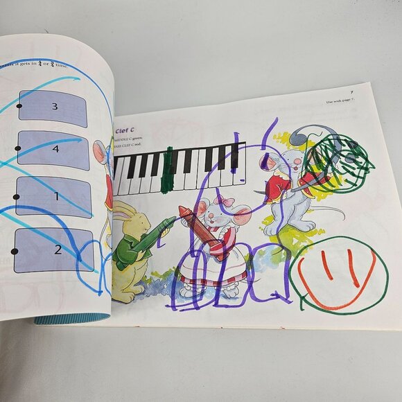 Alfred Music for Little Mozart Piano Learning Prep Level 3 Lesson Recital Lot 2 - Picture 10 of 11